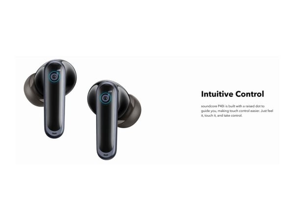 LANGATTOMAT KUULOKKEET SOUNDCORE P40I MUSTA