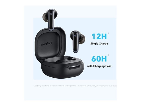 LANGATTOMAT KUULOKKEET SOUNDCORE P40I MUSTA