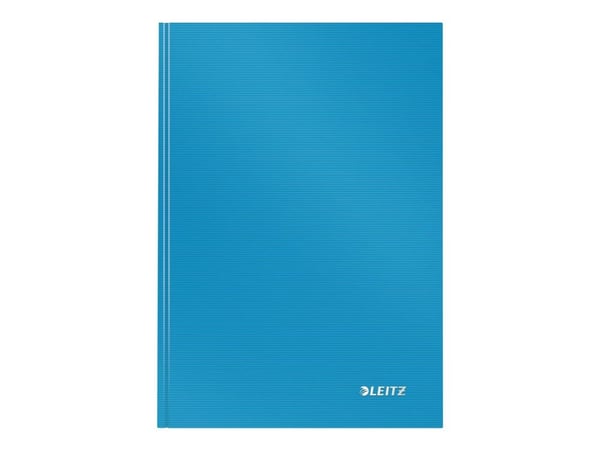 Leitz Solid - Notisbok - A5 (148 x 210 mm) - 80 ark / 160 sider - rutet - lyseblå - plast