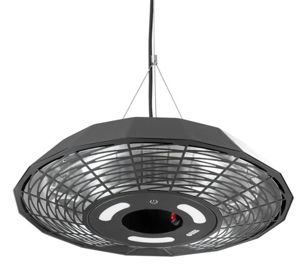 Targus TunaBone TB2068C-01 infrarød terrassevarmer 2000 W, 1 effekttrinn, egnet for rom opptil 20 m², sort, IP45