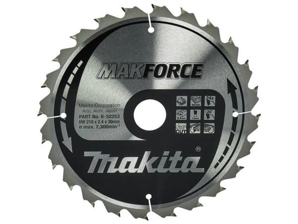 Makita B-32253, Tre, 21 cm, 3 cm, 2,4 mm, Makita, 20°
