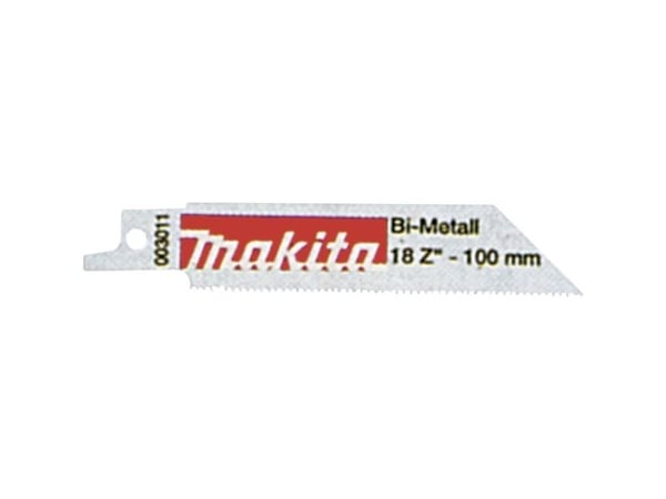 MAKITA sågblad för sticksåg, sabelformade, 100x0,9 mm /5 st. plåt, profiler 3 mm