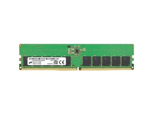 Micron - DDR5 - modul - 16 GB - DIMM 288-pin - 5600 MHz / PC5-44800 - CL46 - 1.1 V - ikke-bufret - ECC