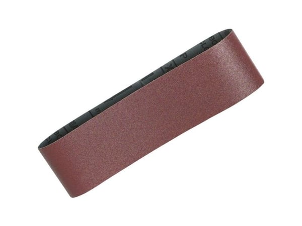 Makita - Slipband - för trä, metall, plast, aluminum, målarfärg - 5 delar - grus: 120 - 76 mm x 610 mm