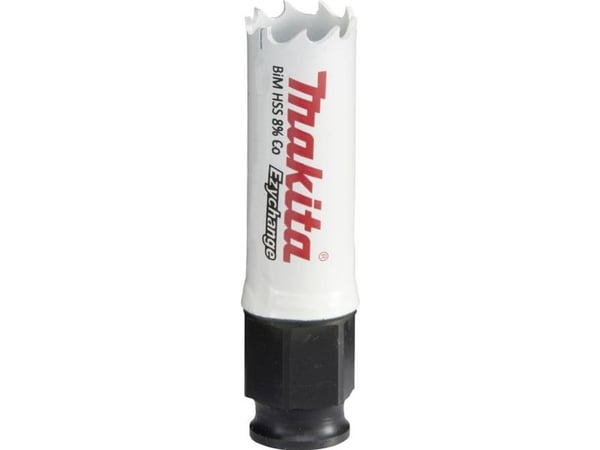 Makita E-03654, Enkelt, Bor, Stål, Aluminium, Plast, Tre, Rustfritt stål, Hvit, Bimetall, 4,4 cm