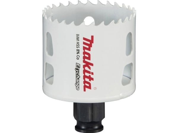 Makita E-03850, Single/enkelt, Drill, Stål, Aluminium, Plast, Tre, Rustfritt stål, Hvit, Bimetall, 4,4 cm