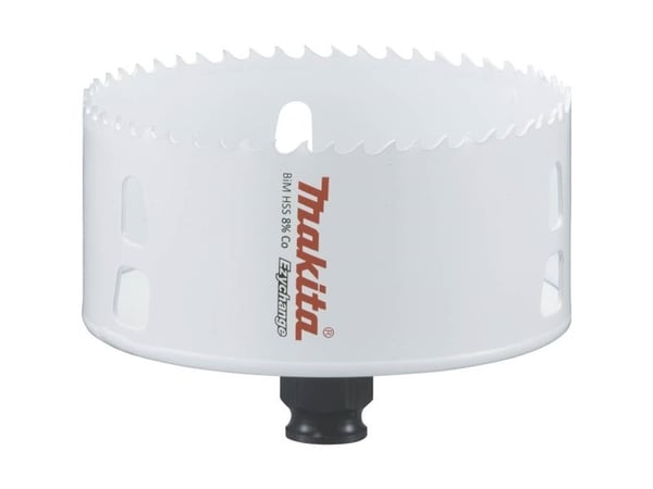 Makita E-03997, Enkelt, Bor, Stål, Aluminium, Plast, Tre, Rustfritt stål, Hvit, Bimetall, 4,4 cm