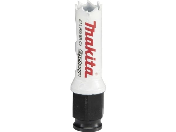 Makita E-03632, Enkelt, Bor, Aluminium, Plast, Rustfritt stål, Stål, Tre, Hvit, Bimetall, 4,4 cm