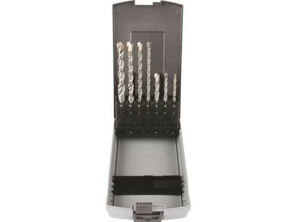 Makita B-49046, Drill bit set, Betong, SDS Plus, 7 stykker, 5x110, 6x110, 6x160, 8x110, 8x160, 10x160, 12x160.