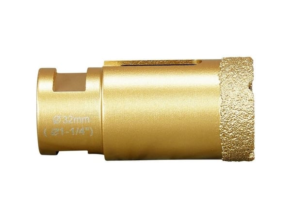 Makita - Diamond core cutter - for betong, flis, stein, murstein, granitt, marmor - 32 mm - M14