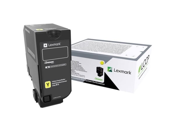 Lexmark - Gul - original - tonerpatron LCCP - for Lexmark CS730de, CX730de