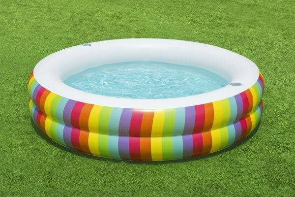 Oppblåsbart basseng Rainbow Dreams™ 206 cm BESTWAY