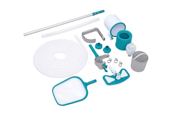 Bestway AquaClean Deluxe Poolvedligeholdelsessæt m/Støvsuger og Skimmer