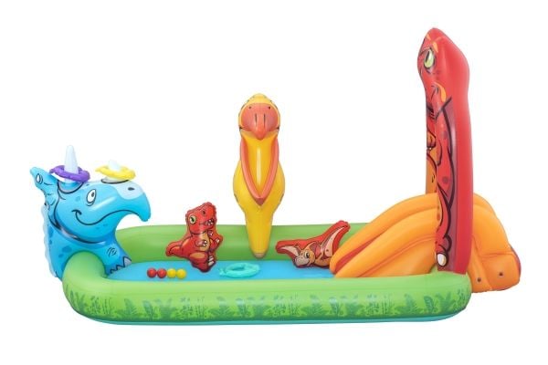 Bestway oppblåsbar lekeplass Jurassic 241 x 140 x 137 cm Bestway 53160