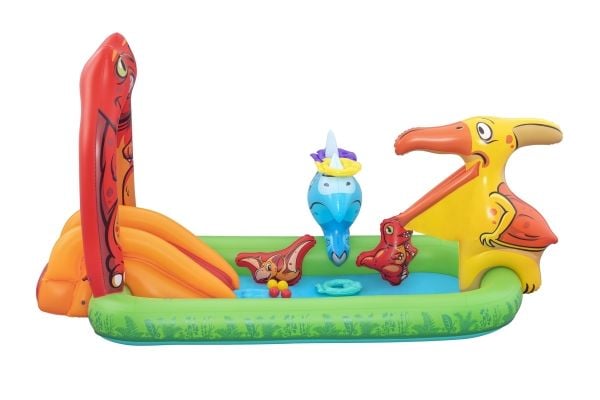 Bestway oppblåsbar lekeplass Jurassic 241 x 140 x 137 cm Bestway 53160