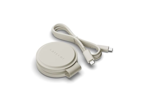 Satechi OntheGo 2-in-1, Sisätila, USB, Langaton lataaminen, Valkoinen