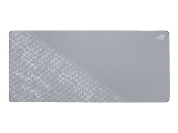 ASUS ROG Scabbard II Arctic Gray XXL, Harmaa, Kuvio, Kangas, Kumi, Liukumaton pohja, Pelihiirimatto