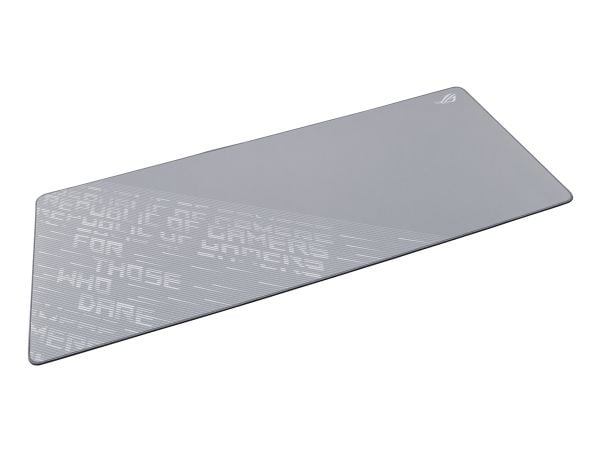 ASUS ROG Scabbard II Arctic Gray XXL, Harmaa, Kuvio, Kangas, Kumi, Liukumaton pohja, Pelihiirimatto