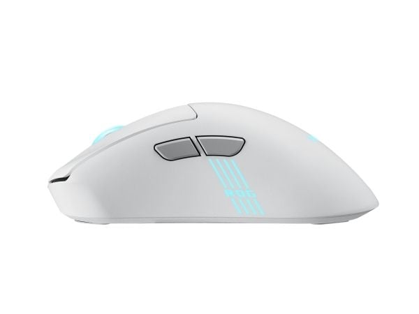 ASUS ROG Keris II Origin - Mus - ergonomisk - optisk - 7 knapper - trådløs, kablet - 2.4 GHz, USB 2.0, Bluetooth 5.1 - USB ROG Omni trådløs mottake...