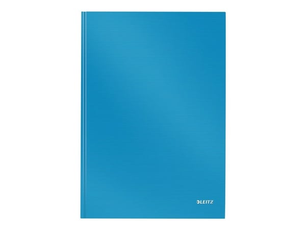 Leitz Solid - Notisbok - A4 (210 x 297 mm) - 80 ark / 160 sider - linjert - lyseblå - plast