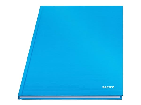 Leitz Solid - Notisbok - A4 (210 x 297 mm) - 80 ark / 160 sider - rutet - lyseblå - plast