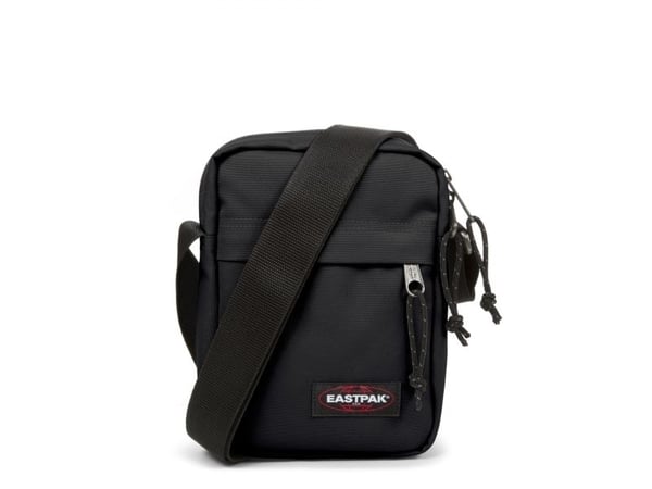 Eastpak The One, Skulder veske, Sort, Glidelås, Baklomme, Forlomme, Glidelåslomme, Sort