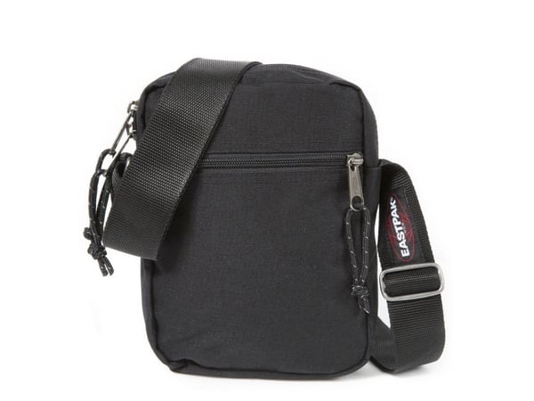 Eastpak The One, Skulder veske, Sort, Glidelås, Baklomme, Forlomme, Glidelåslomme, Sort