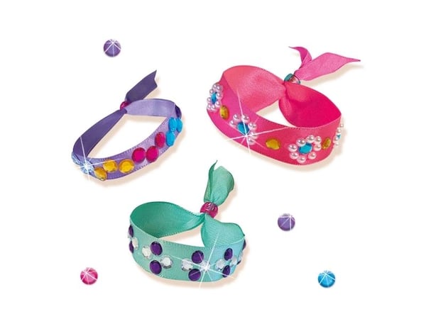 SES Creative 14746, Smykkesett til å lage armbånd for barn, 3 år, Flerfarget