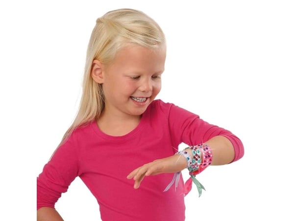 SES Creative 14746, Smykkesett til å lage armbånd for barn, 3 år, Flerfarget