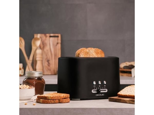 Cecotec Toast&amp;Taste 9000 Double 980 Watt Musta