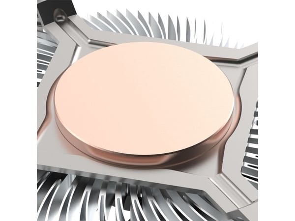 Akasa - Prosessorkjøler - ekstra sikker, lavprofil, aluminium, tynn mini-ITX, med kobberkjerne - (for: LGA1700) - aluminium og kobber - 75 mm