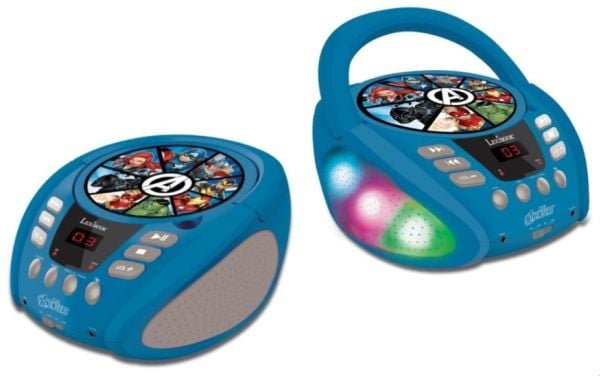 Avengers Bluetooth CD-spiller med lyseffekter rcd109av