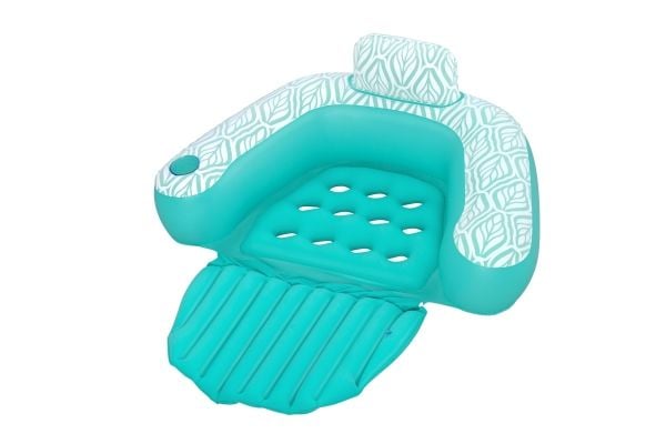 Bestway 43719 Simstol med ryggstöd Mint 1,45 m x 1,2 m