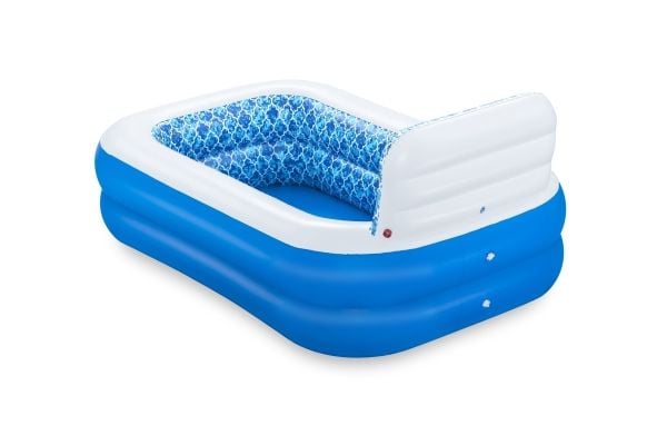 "Bestway Waterfall Oasis pool med vattenspridare
