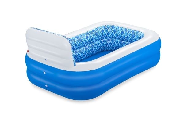 "Bestway Waterfall Oasis pool med vattenspridare