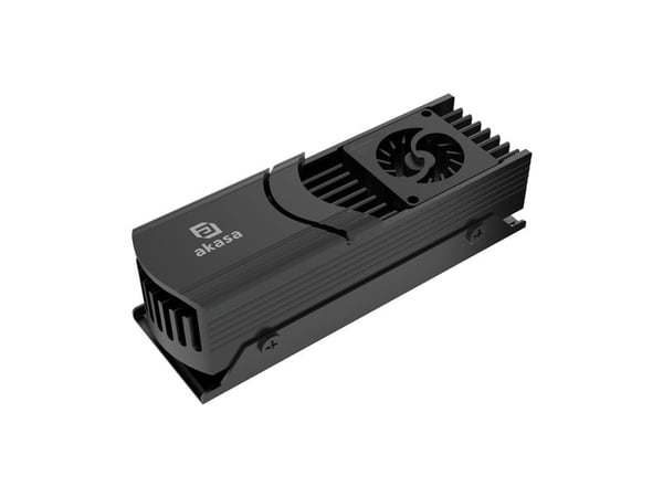 Akasa Gecko Pro LX, Ilmanjäähdytin, 2 cm, 3600 RPM, 12000 RPM, musta