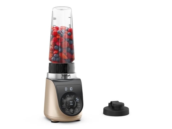 Tefal Blend Up BL190AF0, Bord juicepresse, 0,85 l, Pulsfunksjon, Isknusing, 1000 W, Beige, Svart, Gjennomsiktig