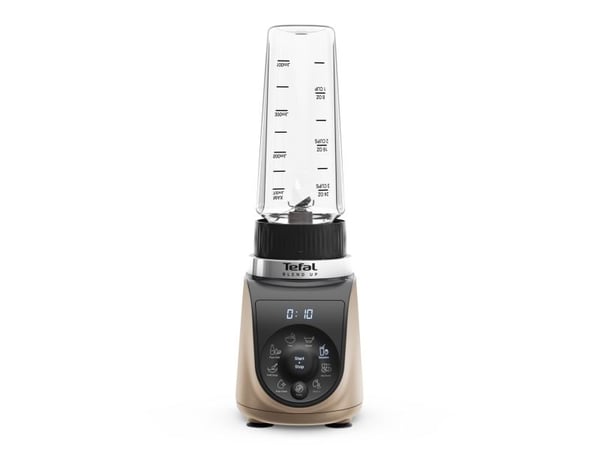 Tefal Blend Up BL190AF0, Bord juicepresse, 0,85 l, Pulsfunksjon, Isknusing, 1000 W, Beige, Svart, Gjennomsiktig