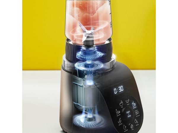 Tefal Blend Up BL190AF0, Bord juicepresse, 0,85 l, Pulsfunksjon, Isknusing, 1000 W, Beige, Svart, Gjennomsiktig