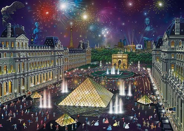 Schmidt Games Puzzle PQ 1000 Louvren ilotulitus G3