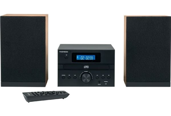 Wieza Thomson Thomson Mini Wieza COSY Bluetooth Bass Boost CD Radio FM 50W Czarna