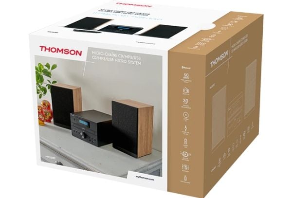 Musikksenter lydsystem - Thomson BT-radi? FM/cd/mp3/usb svart