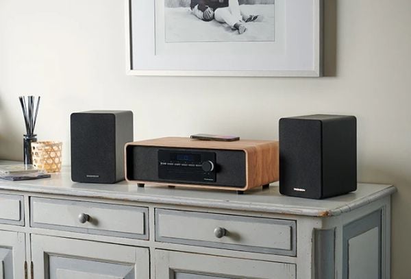 Thomson Hifi høyttalere bokhylle 50W BT 5.0 RCA svart