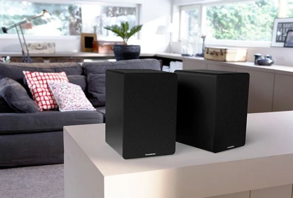 Thomson Hifi høyttalere bokhylle 50W BT 5.0 RCA svart