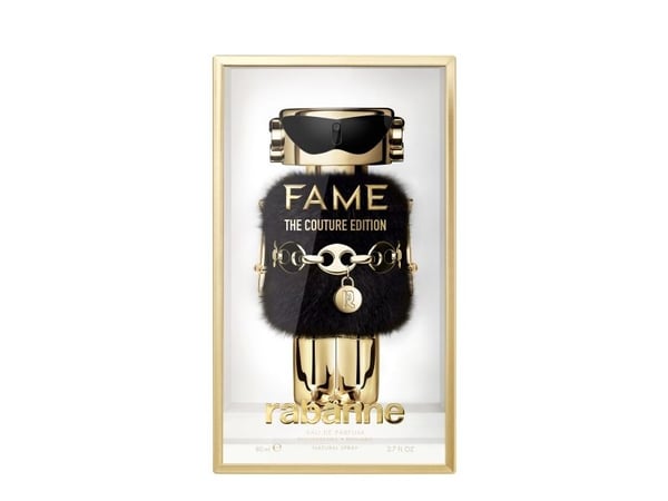 Rabanne Fame The Couture Edition, Kvinner, 80 ml, Ikke-påfyllbar flaske, Bergamott, kokosnøtt, røkelse, iris, jasmin, tre, moskus, sandeltre, vanilje