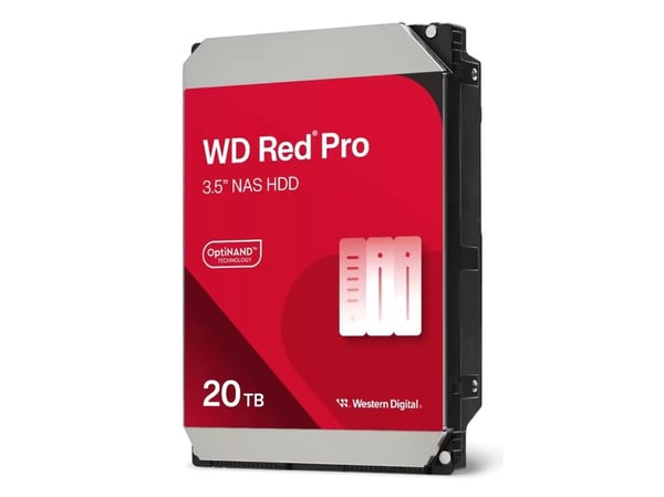 WD Red Pro 20TB 3,5 tommer 6Gb/s SATA NAS HDD
