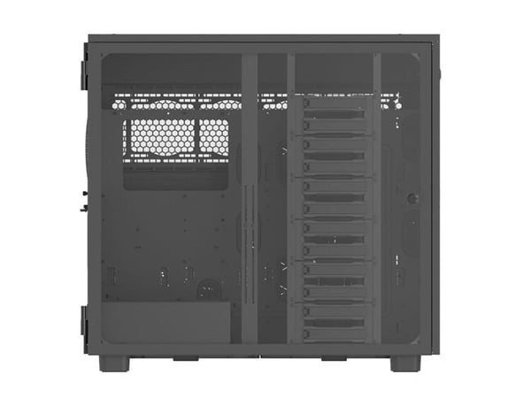 Thermaltake AX700 - Super tower - SSI EEB - sidepanel med vindu (herdet glass) - ingen strømforsyning (ATX / PS/2) - svart - USB/lyd