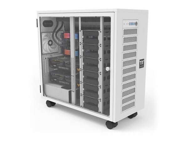 Thermaltake AX700 TG, Tower, PC, Valkoinen, ATX, EATX, mikro ATX, Mini-ITX, SSI CEB, SSI EEB, XL-ATX, SPCC, Terästä, 19 cm