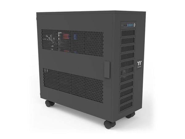 Thermaltake AX700 - Super tower - SSI EEB - ingen strømforsyning (ATX / PS/2) - svart - USB/lyd