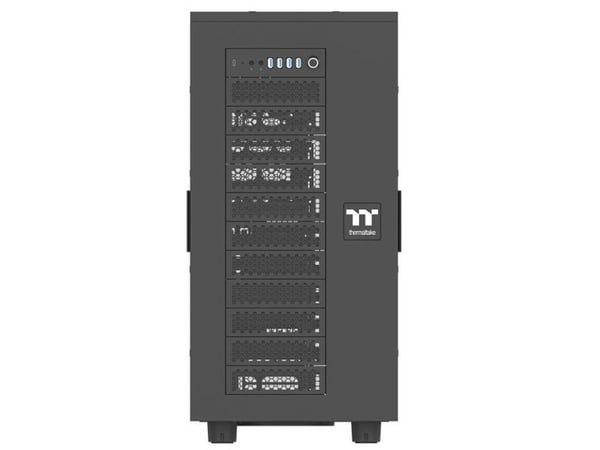Thermaltake AX700 - Super tower - SSI EEB - ingen strømforsyning (ATX / PS/2) - svart - USB/lyd